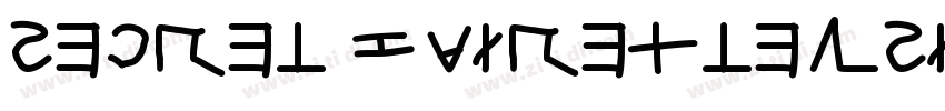 SECRET HAIREXTENSIO字体转换